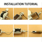 7-teiliges Profi Lockstitch Nähset – Hochwertiges Handnäh-Werkzeug für Möbel-, Leder- & Reparaturarbeiten