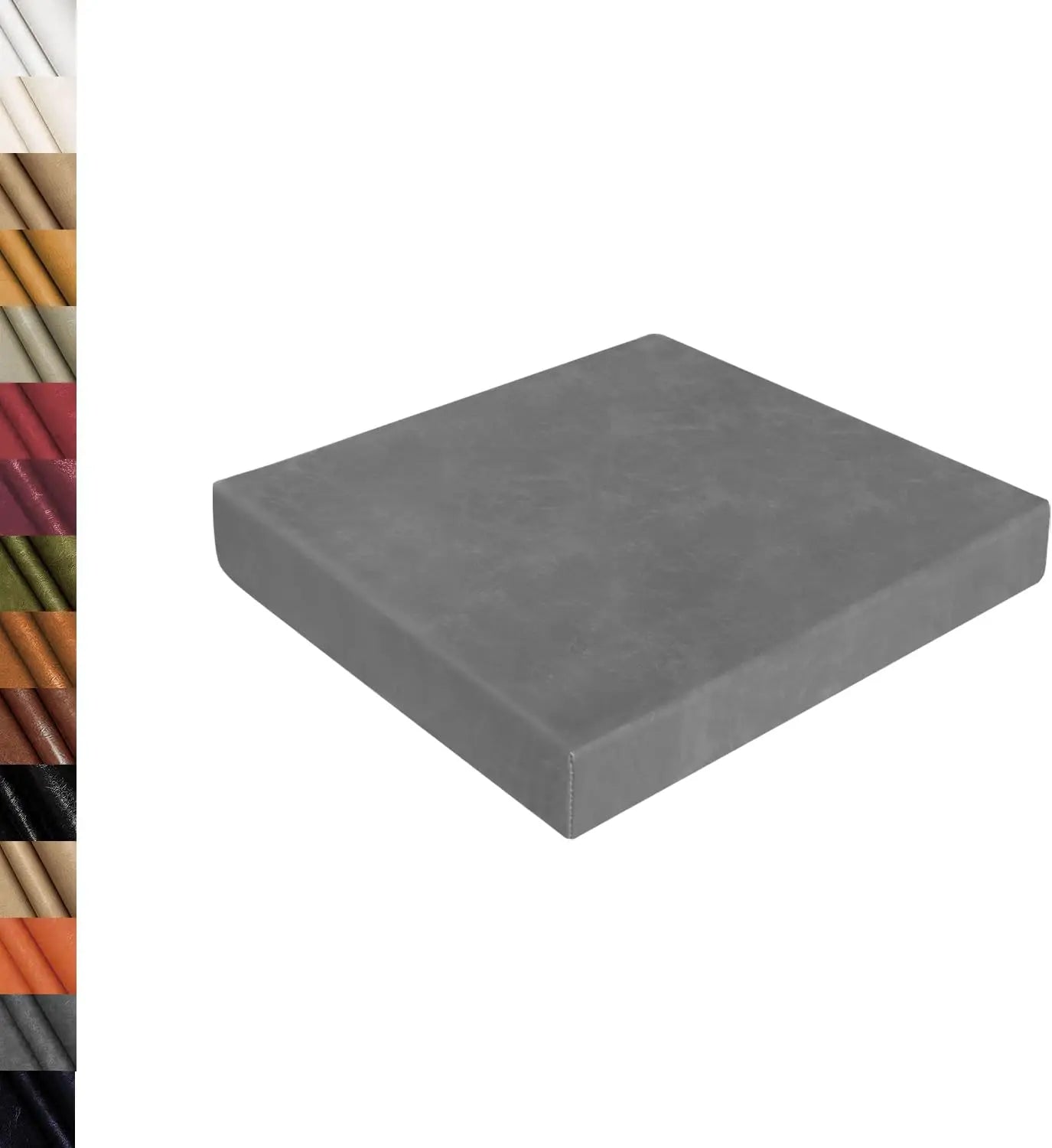 Maßgefertigte wasserdichte Sitzauflage aus Wachsstoff – Komfort Gartenbank- & Stuhlkissen mit Memory-Schaum für Innen & Außen