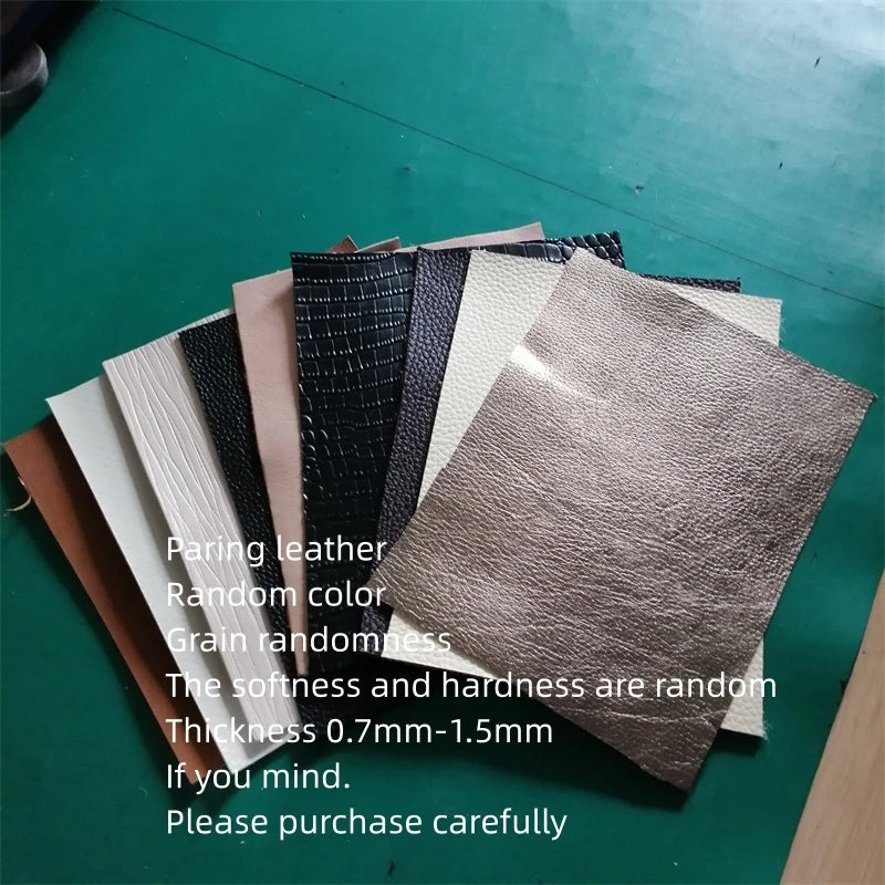 Erstklassiges Echtleder-Zuschnitt aus Kalbsleder – Petits étuis en cuir pour sacs à main, vêtements et travaux manuels de bricolage 