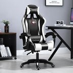 Gaming Chair 2025 aus PU-Leder – Ergonomischer Drehstuhl mit hoher Rückenlehne, Liftfunktion & Rollen für Schlafzimmer, Büro & Gaming Setup
