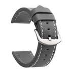 SAMCO Sport Vintage Leder-Uhrenarmband mit Edelstahlschließe - Correa de reloj clásica 18 / 20 / 22 / 24 mm para brazaletes