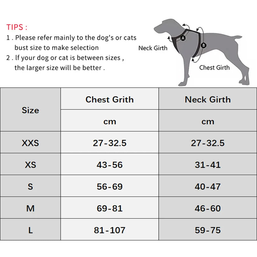 OODUDUOO No-Pull Hundegeschirr mit Reflexstreifen – Gepolstertes, ausbruchsicheres Hundegeschirr mit Leine für mittelgroße Hunde