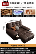 Minimalistisches Multifunktions-Sofa mit Schlaffunktion &amp; Stauraum – Moderno sofá de diseño en forma de U para habitaciones, balcones y salones