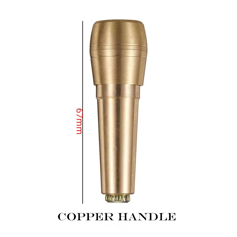 Leder Nähset mit Kupfergriff – Profi DIY Ahle & Nadeln Set für Leder, Canvas, Schuhe & Reparaturen