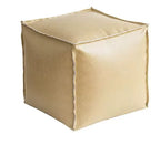 Light Luxury PU Leder Tatami Sitzkissen – Faltbares Boden-Sitzkissen im marokkanischen Stil, ungefüllt & platzsparend für Wohnzimmer