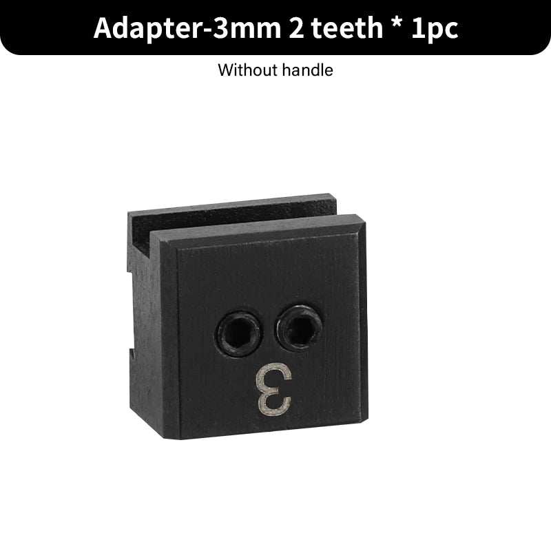 WUTA Modulares Adapter- & Schlagkopf-System für Lederwerkzeuge – Austauschbare Loch- & Stichaufsätze aus Edelstahl