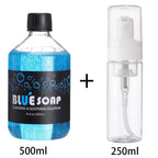 Tattoo Blue Soap Reinigungs- & Beruhigungslösung mit Schaumspender – Professionelles Tattoo Cleaning & Aftercare Set