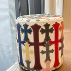 Design Lederhocker „Light Luxury“ – Moderner Schuhwechsel- & Sofa-Hocker in Trendfarben für Wohnzimmer, Flur & Schlafzimmer