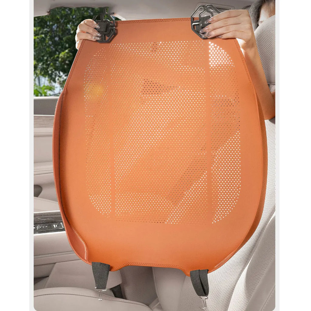 Coussin de siège de voiture en cuir Nappa – Housse de protection atmungsive, coussin de siège universel universel pour siège de commande et de rangement, porte-écrous