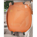 Coussin de siège de voiture en cuir Nappa – Housse de protection atmungsive, coussin de siège universel universel pour siège de commande et de rangement, porte-écrous