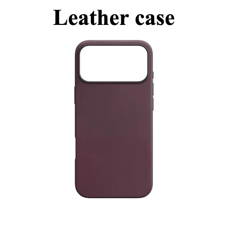 Apple MagSafe Lederhülle für iPhone 17 Pro Max & 16 Pro Max – Magnetisches Case mit kabellosem Laden