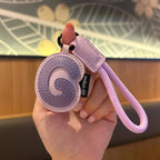 A–Z Leder Initialen Schlüsselanhänger – Geflochtenes Armband-Keyring mit Buchstaben Anhänger für Auto, Tasche & Accessoires