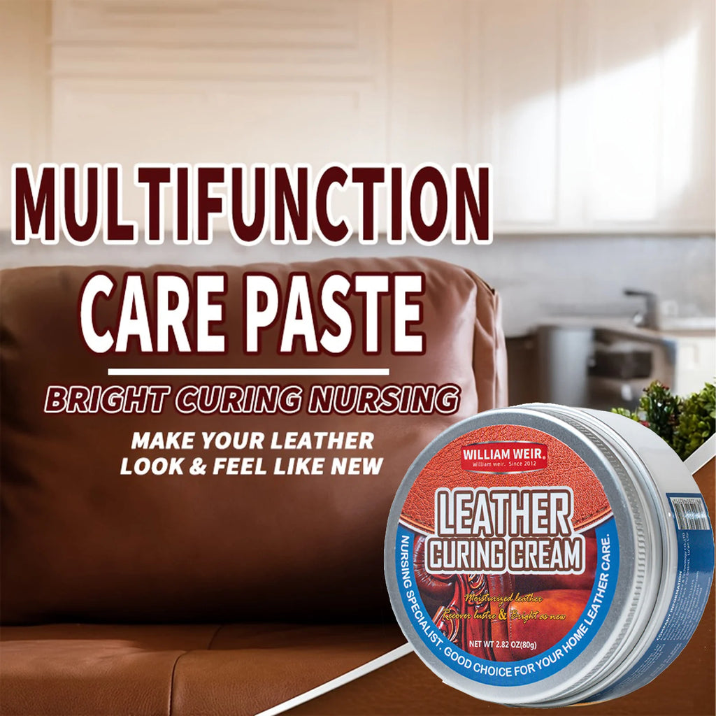 Premium Lederpflege Set 80 g – Reparatur- & Pflegewachs für Auto Innenraum, Schuhe, Taschen & Möbel