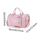 Portatrajes de viaje de cuero PU – Bolso de lona de gran capacidad, faltbare Anzugtasche mit Multi-Bolsillos para negocios y viajes