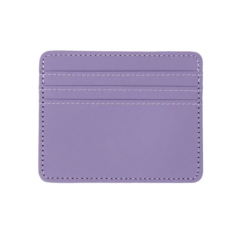 Mini Ultra-dünnes Leder Kartenetui – Slim Wallet mit 4 Kartenfächern für Kreditkarten & Ausweise für Damen & Herren