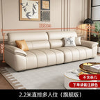 Canapé lounge design en cuir – Italienisches Luxus Wohnzimmersofa aus echtem Leder, moderne et minimaliste