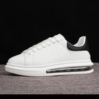 HUISONG Herren Sneakers – Designer Casual Schuhe aus Leder, Plattform-Sneaker, modisch & komfortabel für Alltag und Walking