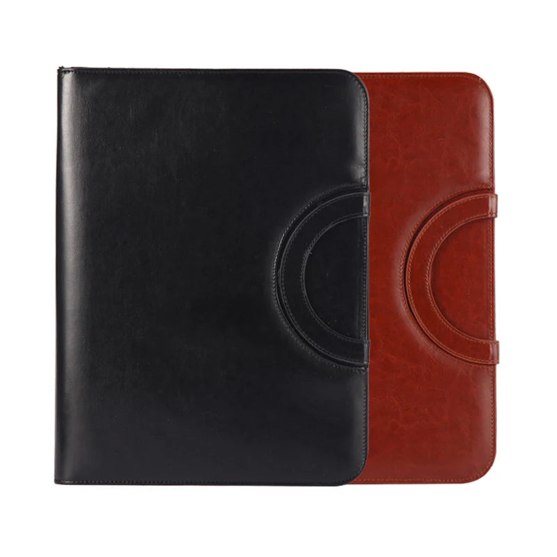 Multifunktionale A4 Leder Konferenzmappe – Documentos comerciales y organizadores para reuniones, reuniones y oficinas
