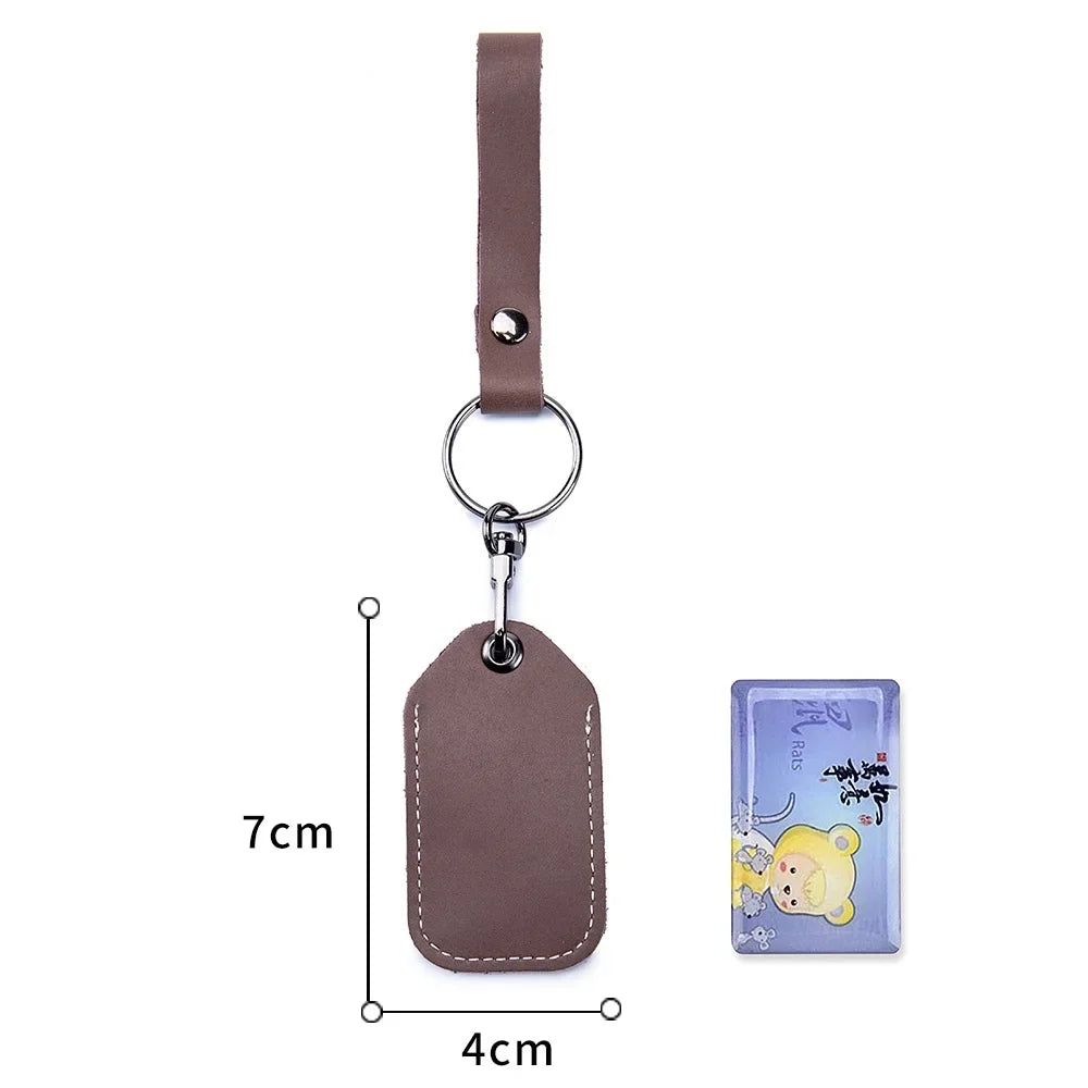 Personalisierbare Lederhülle für StarLine S96 & PIK Intercom – Premium Schutzcover aus Rindsleder für Alarm- & IC-Tags mit Schlüsselanhänger