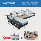 Designer Luxus Ledersofa – Modernes, erweiterbares Center-Seater & Sectional Sofa aus Echtleder für exklusive Wohnräume