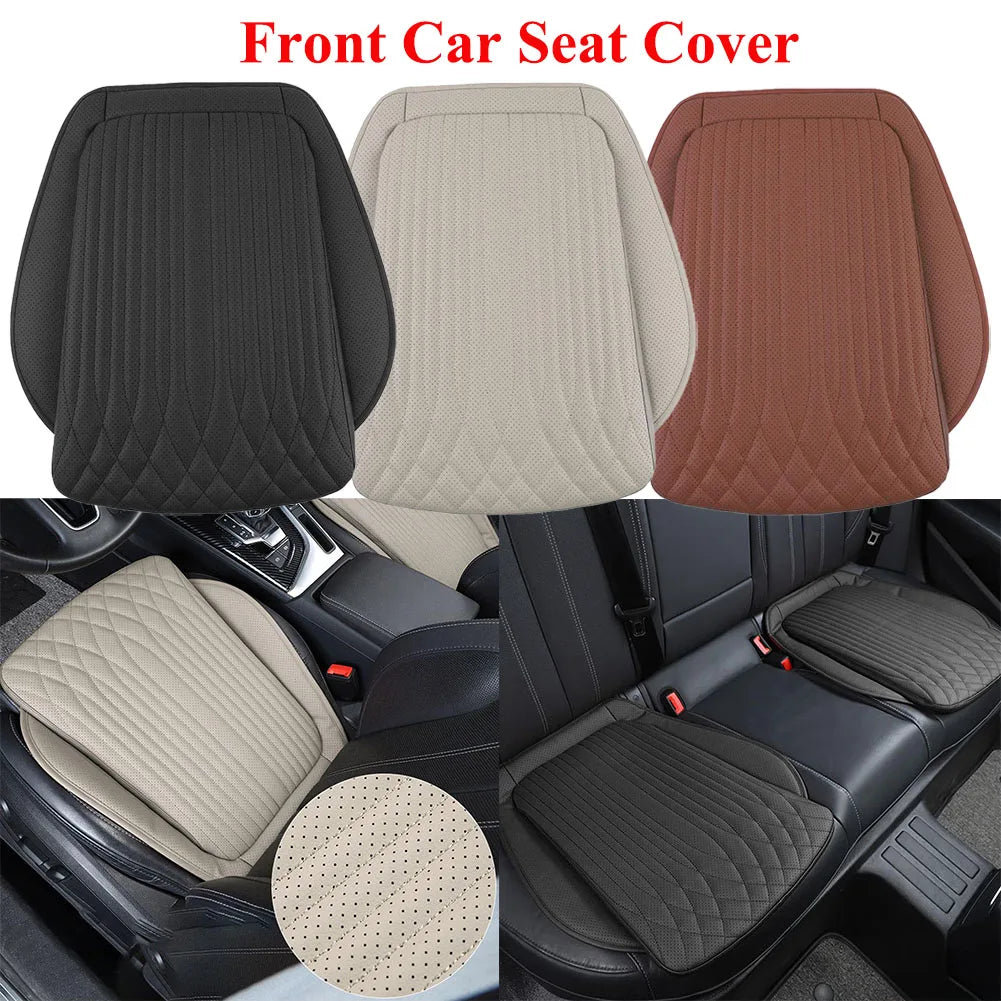 Universelle Auto Sitzauflage aus PU Leder – Rutschfeste Front-Sitzauflage für mehr Komfort & bessere Sicht