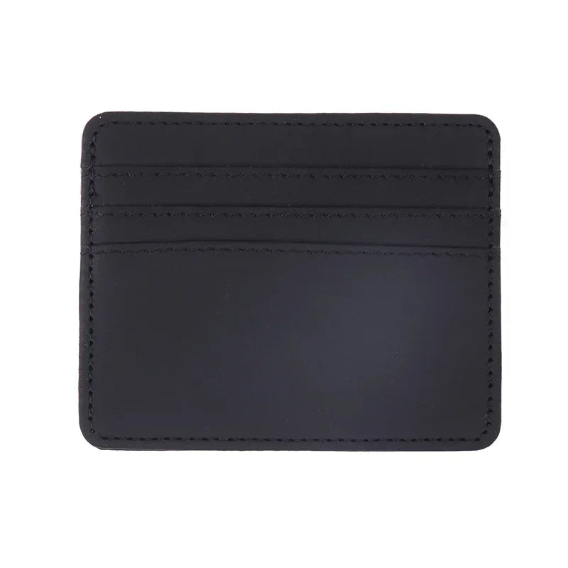 Mini Ultra-dünnes Leder Kartenetui – Slim Wallet mit 4 Kartenfächern für Kreditkarten & Ausweise für Damen & Herren