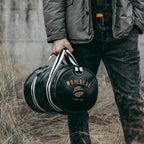 OLN Herren Gym Bag aus PU-Leder – Sportliche Duffle & Reisetasche für Fitness, Business & Wochenende mit Schulterriemen