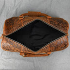 Vintage Reisetasche aus echtem Leder 52 cm - Große Crazy Horse Cowhide Travel Duffle mit Schultergurt, hochwertige Wochenendtasche für Herren 