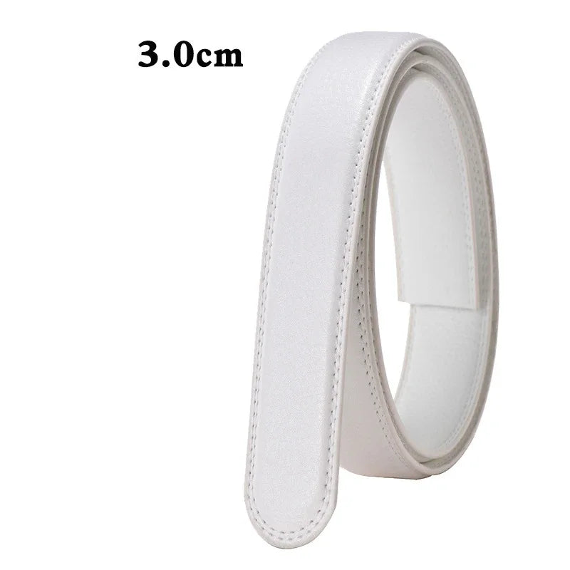 Hochwertiger PU-Ledergürtel ohne Schnalle – Premium Ersatzriemen für automatische Gürtelschnallen