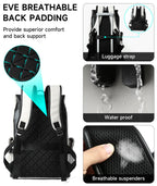 MATE ELAN PU-Leder Laptop-Rucksack – Wasserdicht, Flip-Top, 15,6 Zoll, Casual Reise- & Schulrucksack für Herren & Damen