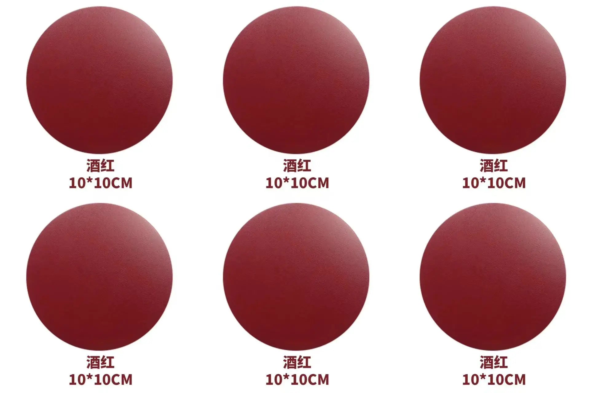 Runder Kunstleder Untersetzer – Wasserdicht & hitzebeständig, stilvolle Tassenunterlage im American Style für Kaffee & Tee