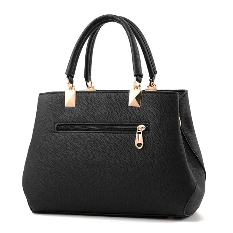 Damen PU-Handtasche – Crossbody & Messenger Bag mit Blumen-Design für Alltag & Shopping