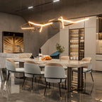 LUVODI Luxus Set aus 2 Esszimmerstühlen aus Mikrofaserleder – Gepolsterte Dining Chairs mit Armlehnen für Küche, Wohnzimmer & Arbeitszimmer