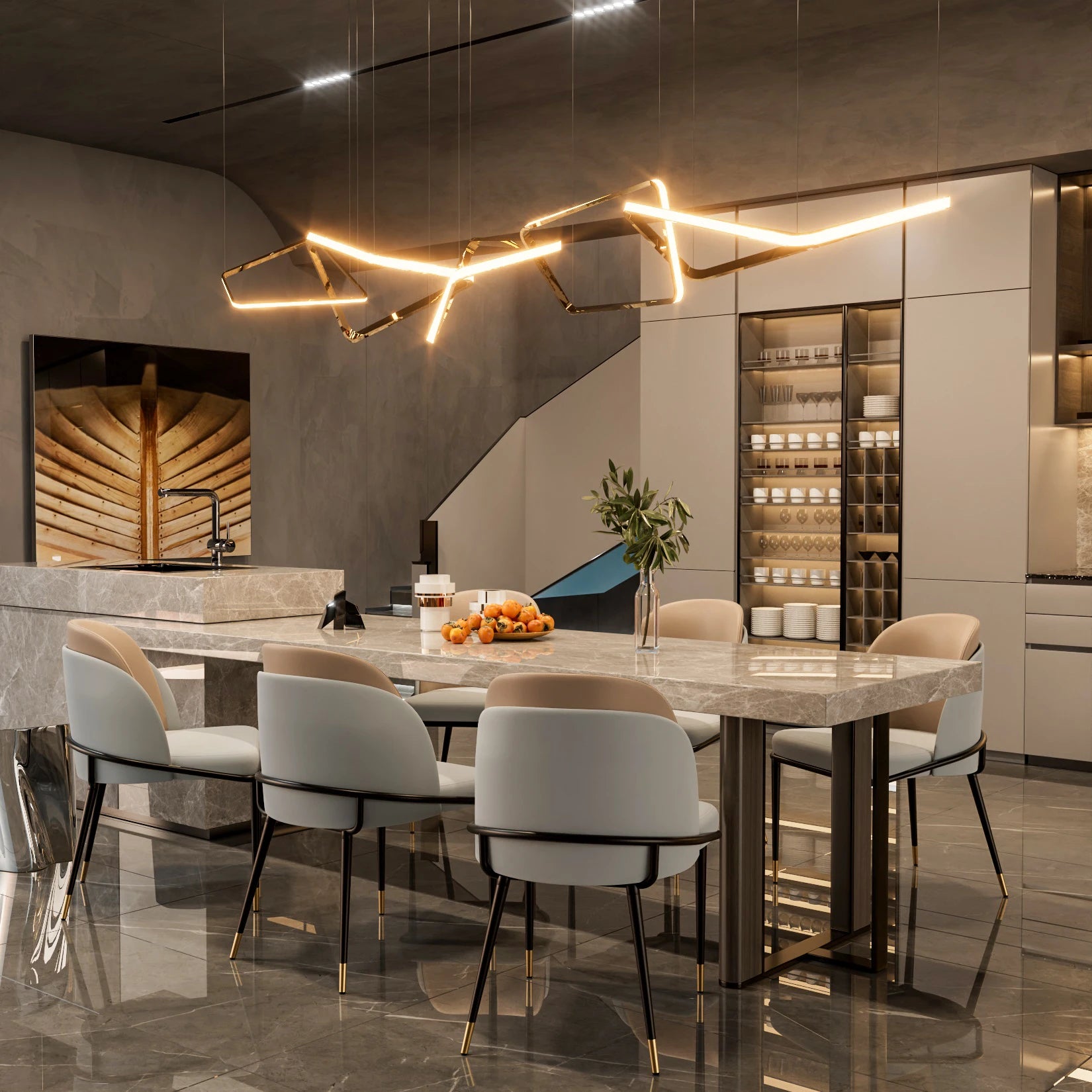 LUVODI Luxus Set aus 2 Esszimmerstühlen aus Mikrofaserleder – Gepolsterte Dining Chairs mit Armlehnen für Küche, Wohnzimmer & Arbeitszimmer