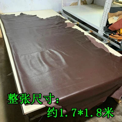 Großformatiges Echtleder Rindsleder – Ganze Haut aus erster Schicht, weich & flexibel für Taschen, Polster & DIY-Projekte