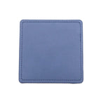 2er-Set personalisierte PU-Leder Untersetzer mit kostenloser Gravur – Runde Kaffee- & Getränkeunterlagen als Hochzeitsgeschenk & stilvolle Tischdeko