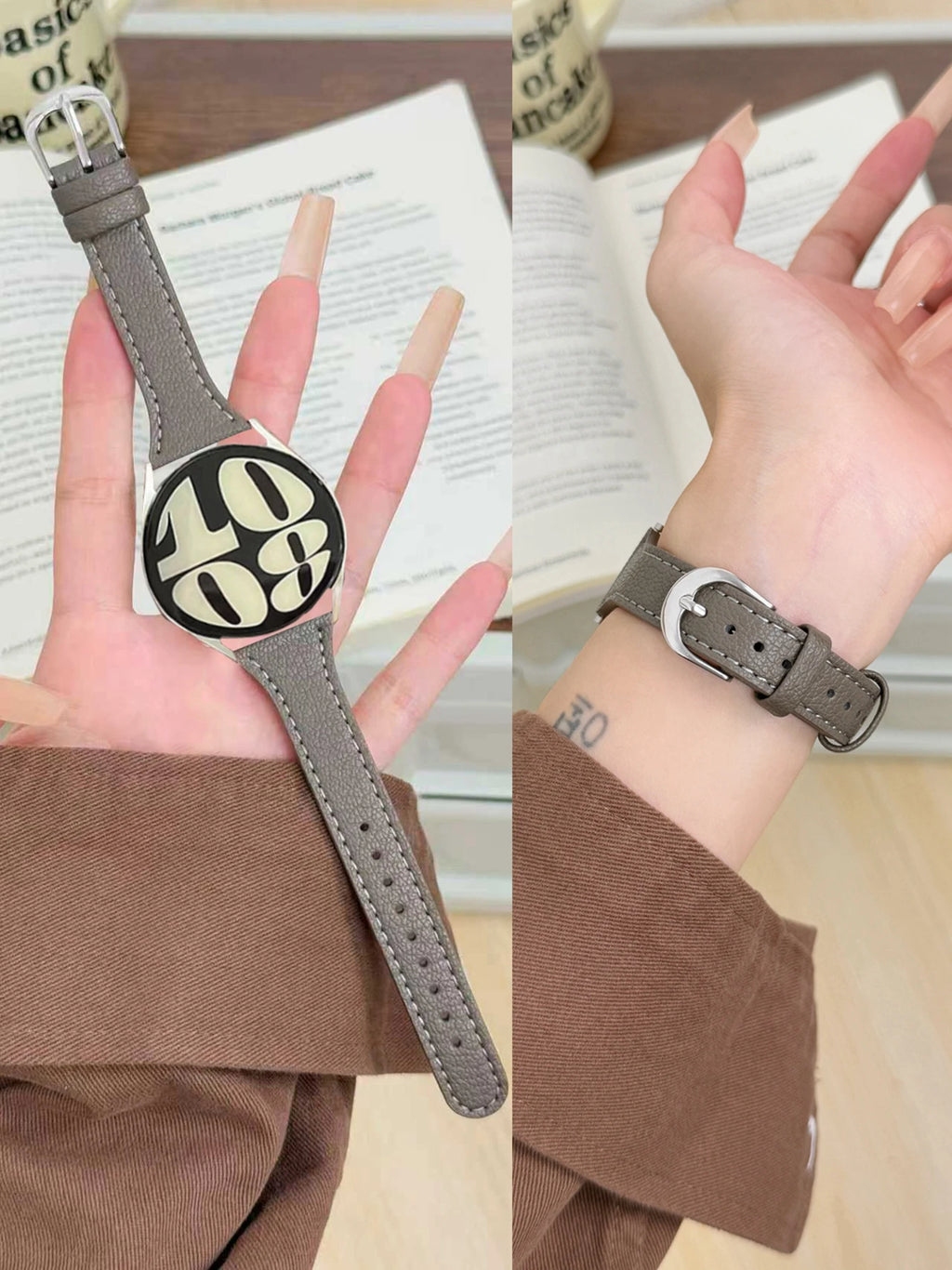 Lederarmband für Samsung Galaxy Watch – Hochwertiges Leather Loop Watchband 20 mm & 22 mm für Galaxy Watch 4–7, FE & Classic