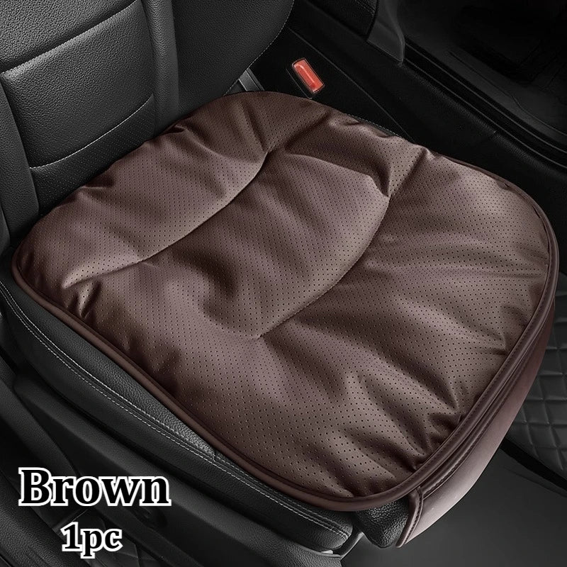Premium Autositzkissen aus PU Leder – Luxus Sitzauflage mit perforiertem Design, atmungsaktiv & wolkenweich