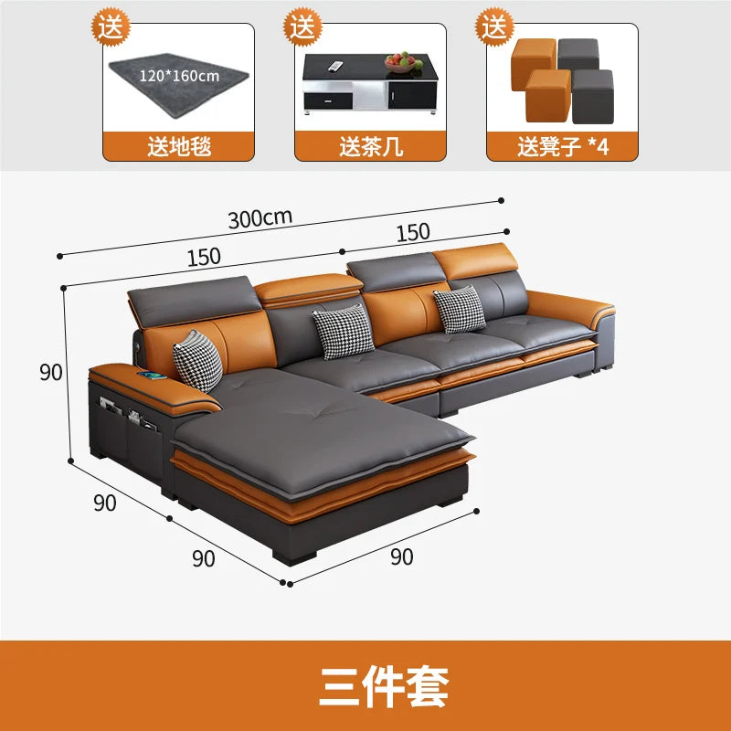 Nordisches Designer Lounge-Sofa – Modernes Relax-Sofa im italienischen Minimalismus, devient Lazy Couch pour Wohnzimmer &amp; Lounge