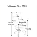 Ergonomischer Gaming Chair aus Leder – Bequemer Sofa-Gamingstuhl mit hoher Rückenlehne, Drehfunktion & Armlehnen für Schlafzimmer, Büro & Gaming Setup