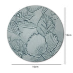 Runder Leder Untersetzer – Rutschfest, hitzeisolierend &amp; wasserdicht im Light-Luxury Design for Büro &amp; Couchtisch 