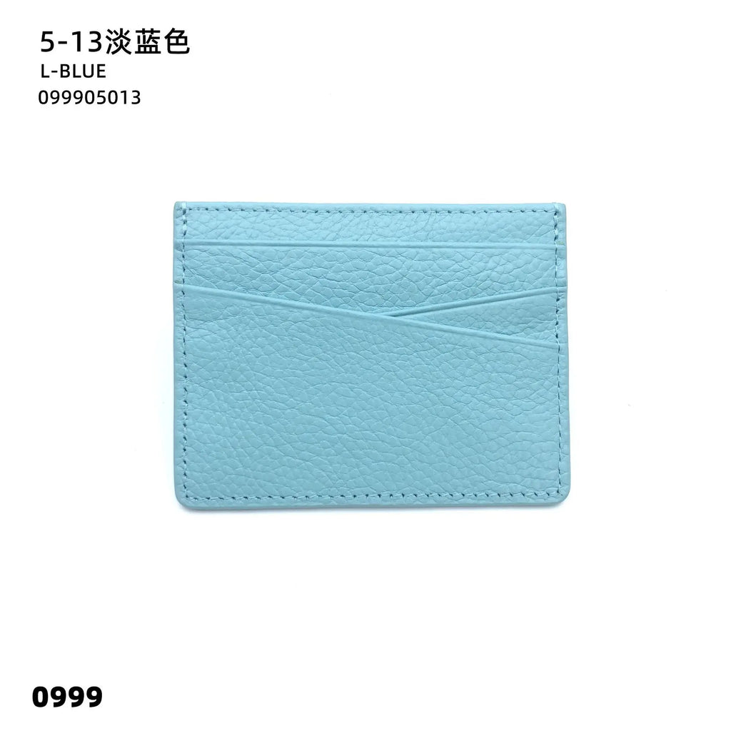 Véritable carte avec initiales – Slim Luxus Card Holder aus Rindsleder für Damen &amp; Herren | Porte-monnaie personnalisé