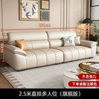 Canapé lounge design en cuir – Italienisches Luxus Wohnzimmersofa aus echtem Leder, moderne et minimaliste