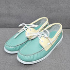 Handgefertigte Herren Bootsschuhe aus echtem Rindsleder – Klassische Leder Mokassins & Casual Loafer für Alltag und Freizeit