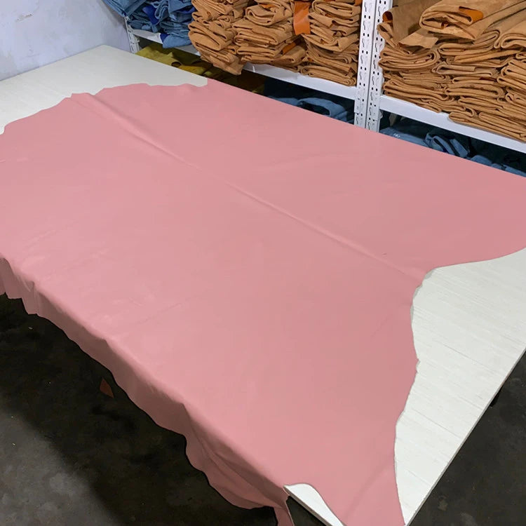 Großformatiges Echtleder Rindsleder – Ganze Haut aus erster Schicht, weich & flexibel für Taschen, Polster & DIY-Projekte