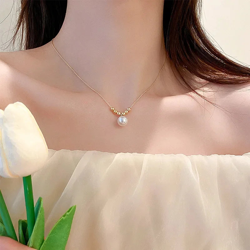Vintage schwarze Lederkette mit geflochtenem Band & geometrischem Anhänger – Schlichte Halskette für Damen & Girls