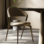 Meuble de cuisine minimaliste italien au design en cuir – Meuble de design moderne au style de luxe léger et nordique pour chambre d'enfant, hôtel et restaurant 