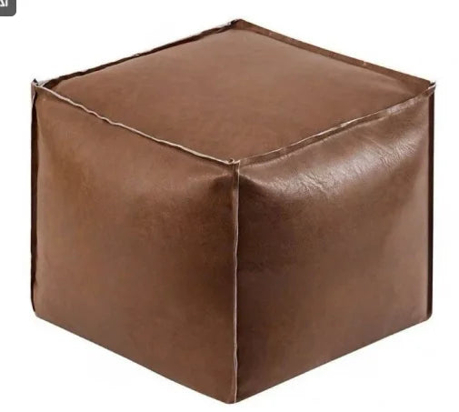 Light Luxury PU Leder Tatami Sitzkissen – Faltbares Boden-Sitzkissen im marokkanischen Stil, ungefüllt & platzsparend für Wohnzimmer