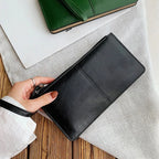 Yogodlns Damen Langgeldbörse aus PU-Leder – Elegante Clutch mit Reißverschluss, Kartenfächern, Münzfach &amp; Handyfach