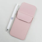 Mobiler Pocket Stiftehalter aus weichem Kunstleder – Kompaktes Stifteetui &amp; Organizer für Schule &amp; Büro